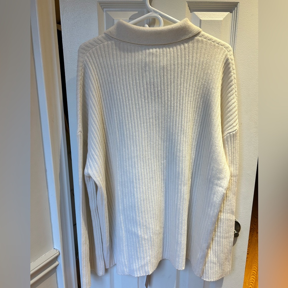 Reformation Fantino Cashmere Collared Cardigan Gossamer - Picture 4 of 10